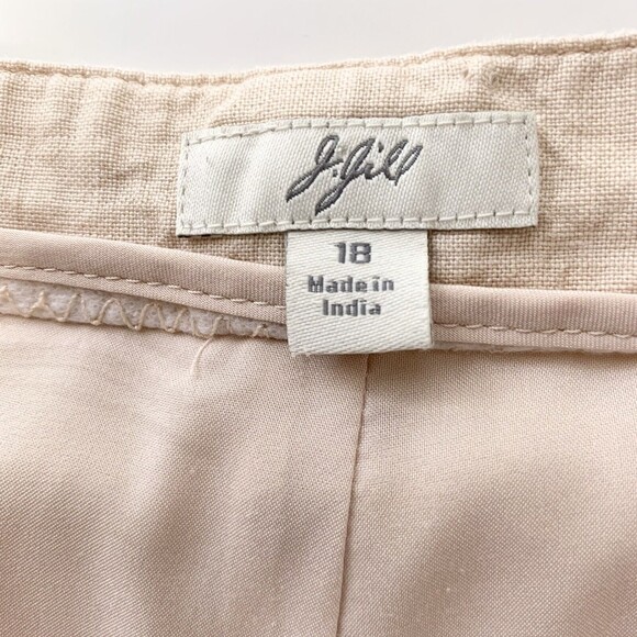 J. Jill Linen Cropped Wide Leg pants Size 18 - Picture 6 of 12